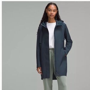 Women's Dark Teal Hooded Jacket